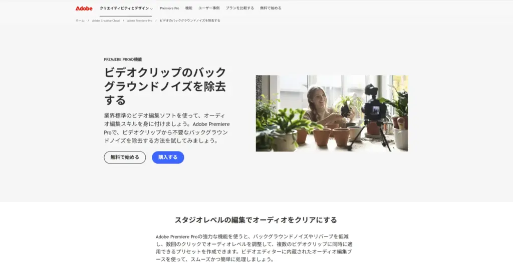Adobe Premiere Pro ノイズ除去
