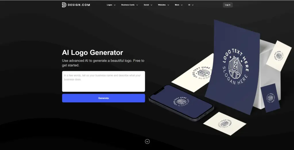 Design.com AIロゴジェネレーター