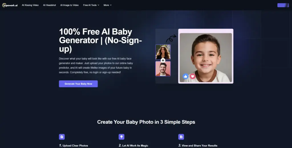 SupaWork AI Baby Generator