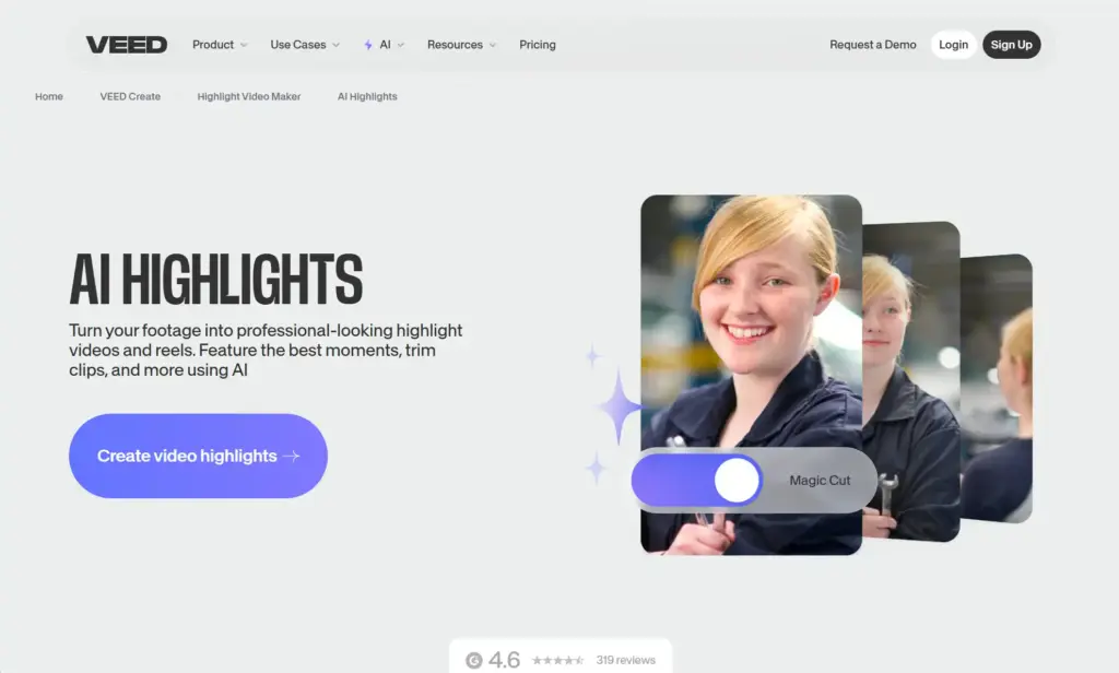 VEED.IO AI Highlights