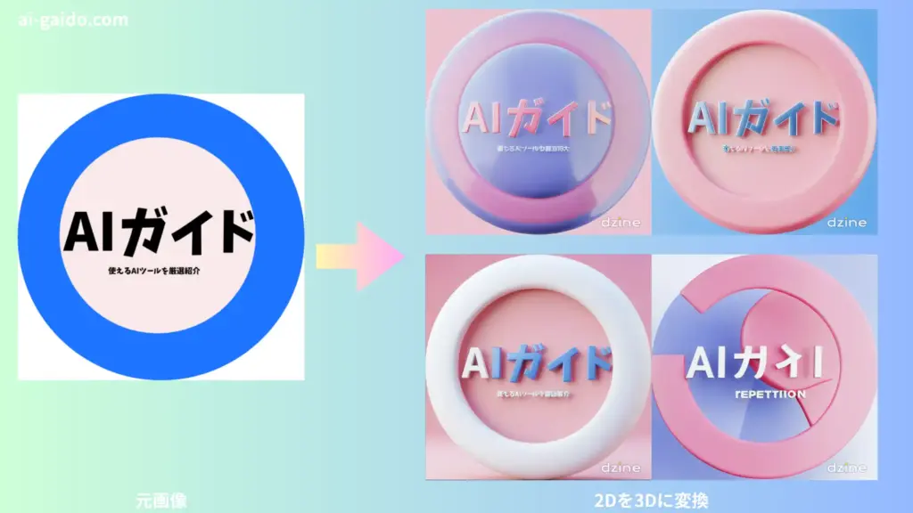 2Dを3Dに変換