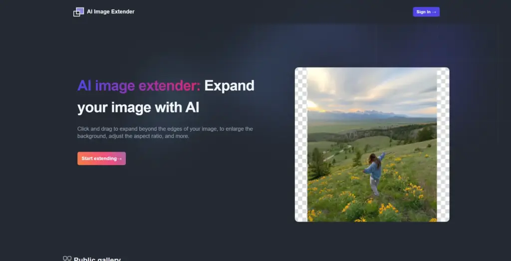 AI Image Extender