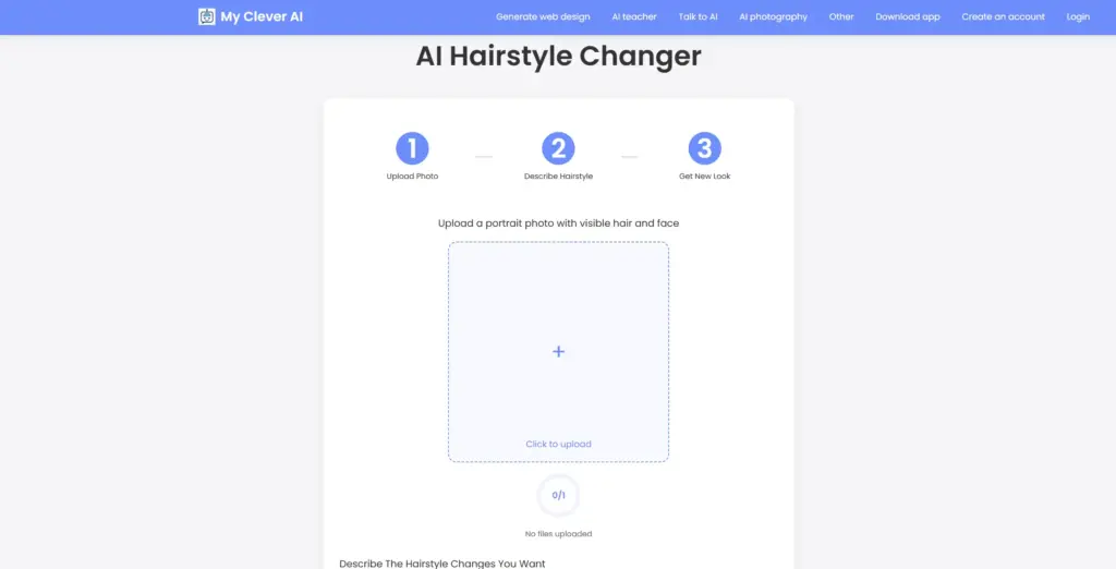 MyCleverAI髪型シミュレーション