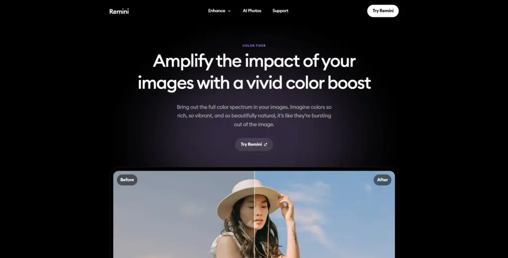 Remini Color Fixer