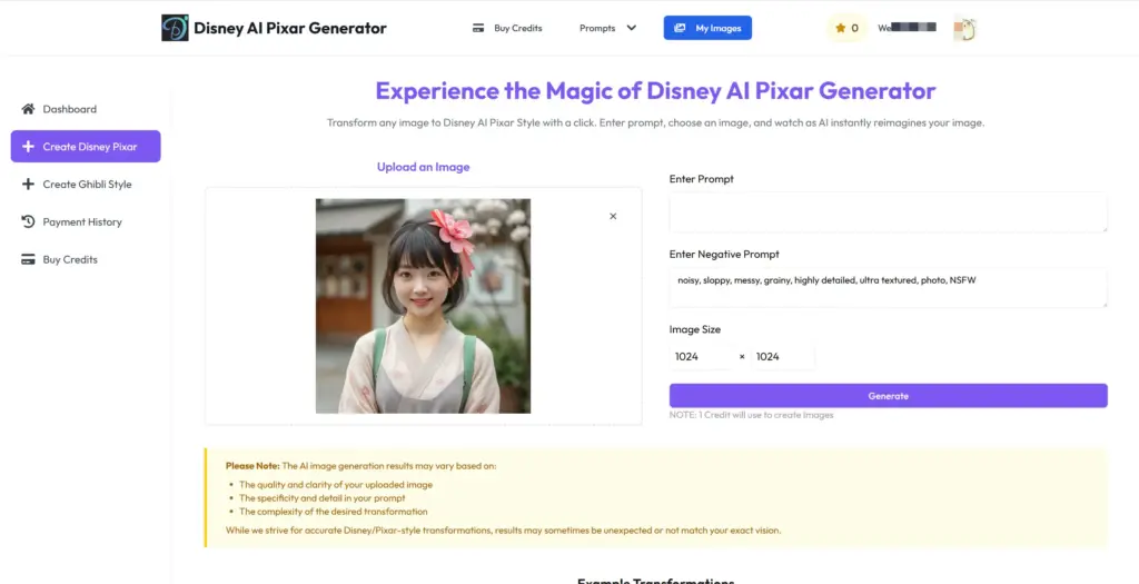 DisneyPixarAIGenerator.com
