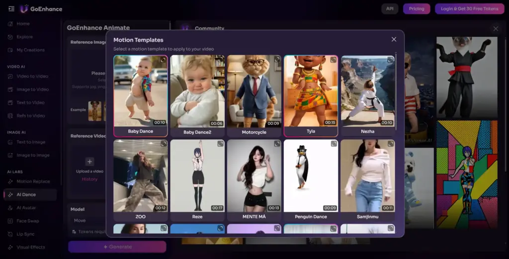 GoEnhanceペットダンス