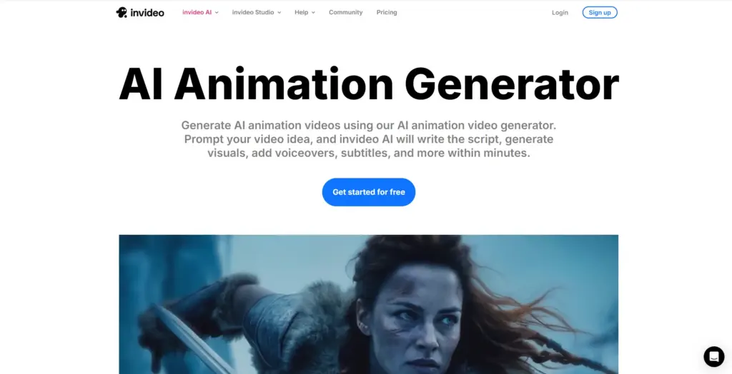 Invideo AIアニメーション生成