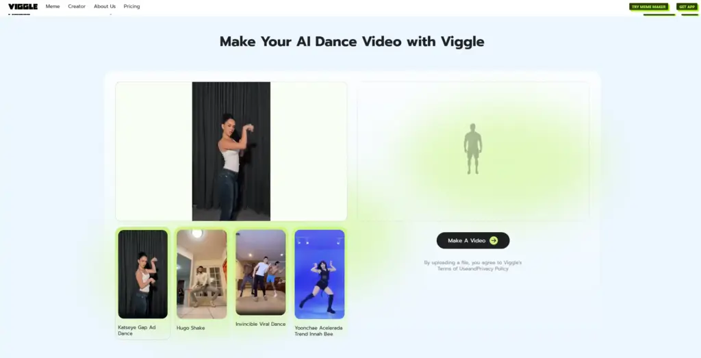 Viggle AI ペットダンス