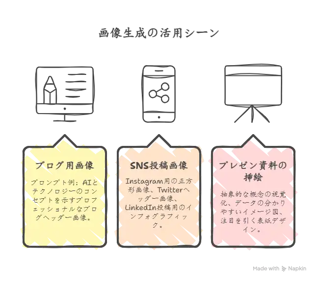 画像生成の活用シーン