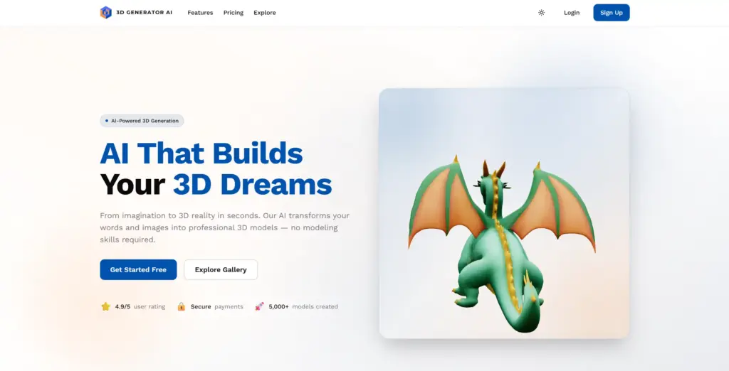 3D Generator AI