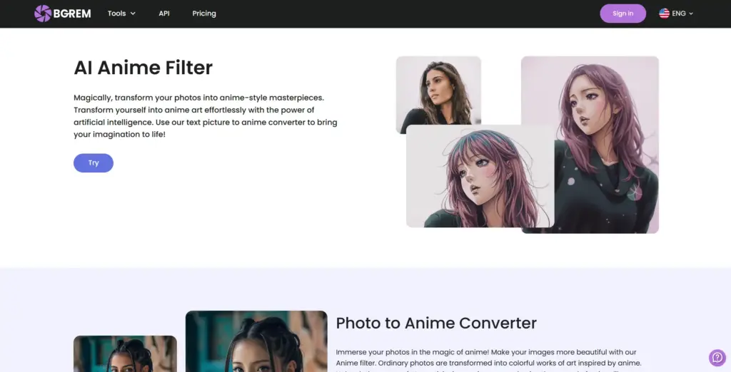 BGRem AIアニメフィルター