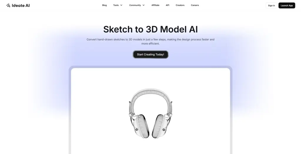 Imagine.art AIスケッチ3D化