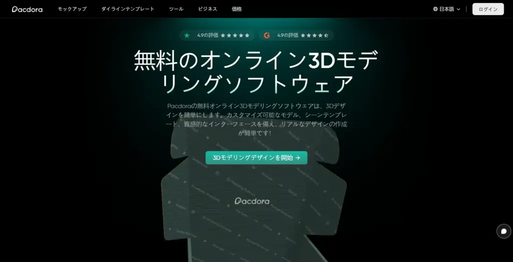 Pacdora 3Dモデリング