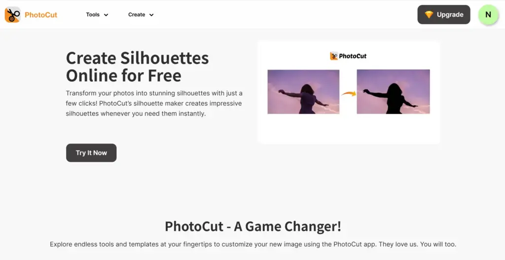 PhotoCut AIシルエットメーカー