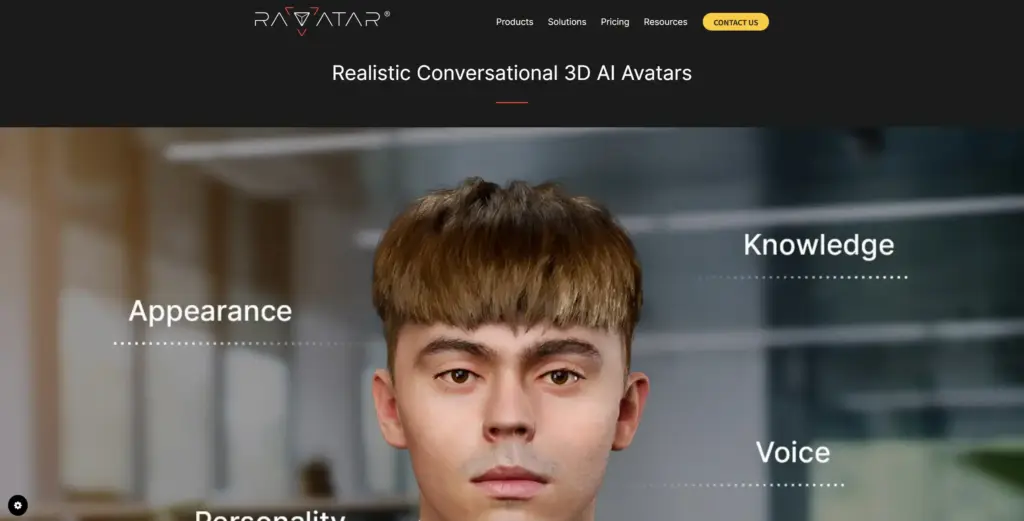 RAVATAR リアルな対話型3D AIアバター