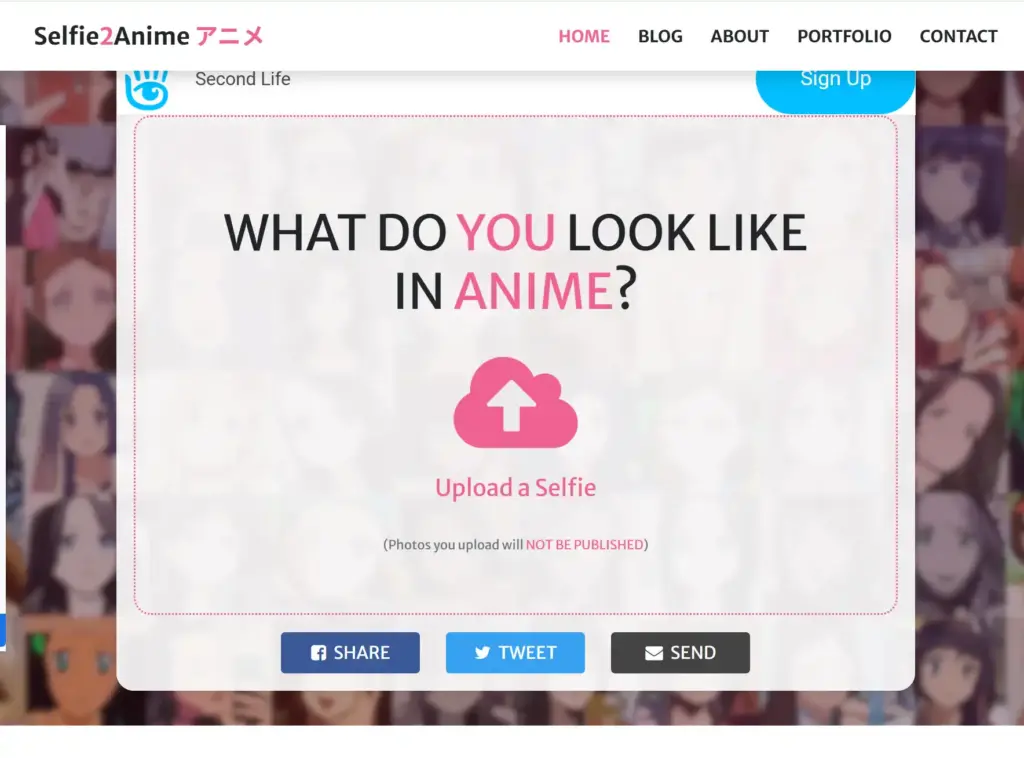 Selfie2Anime セルフィーアニメ変換