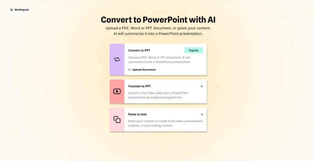 SlidesPilot PDFをAIでパワポに変換