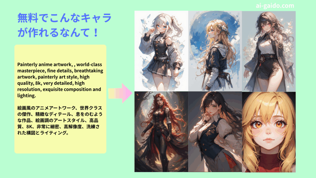 AIキャラクター生成サイト