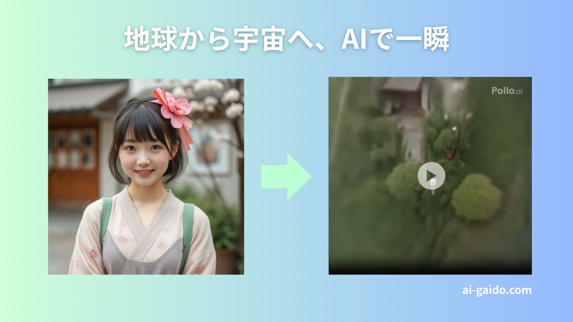 地球ズームアウト動画AI生成ツール