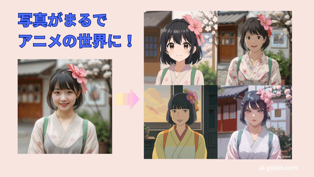 写真をアニメ化できるサイト