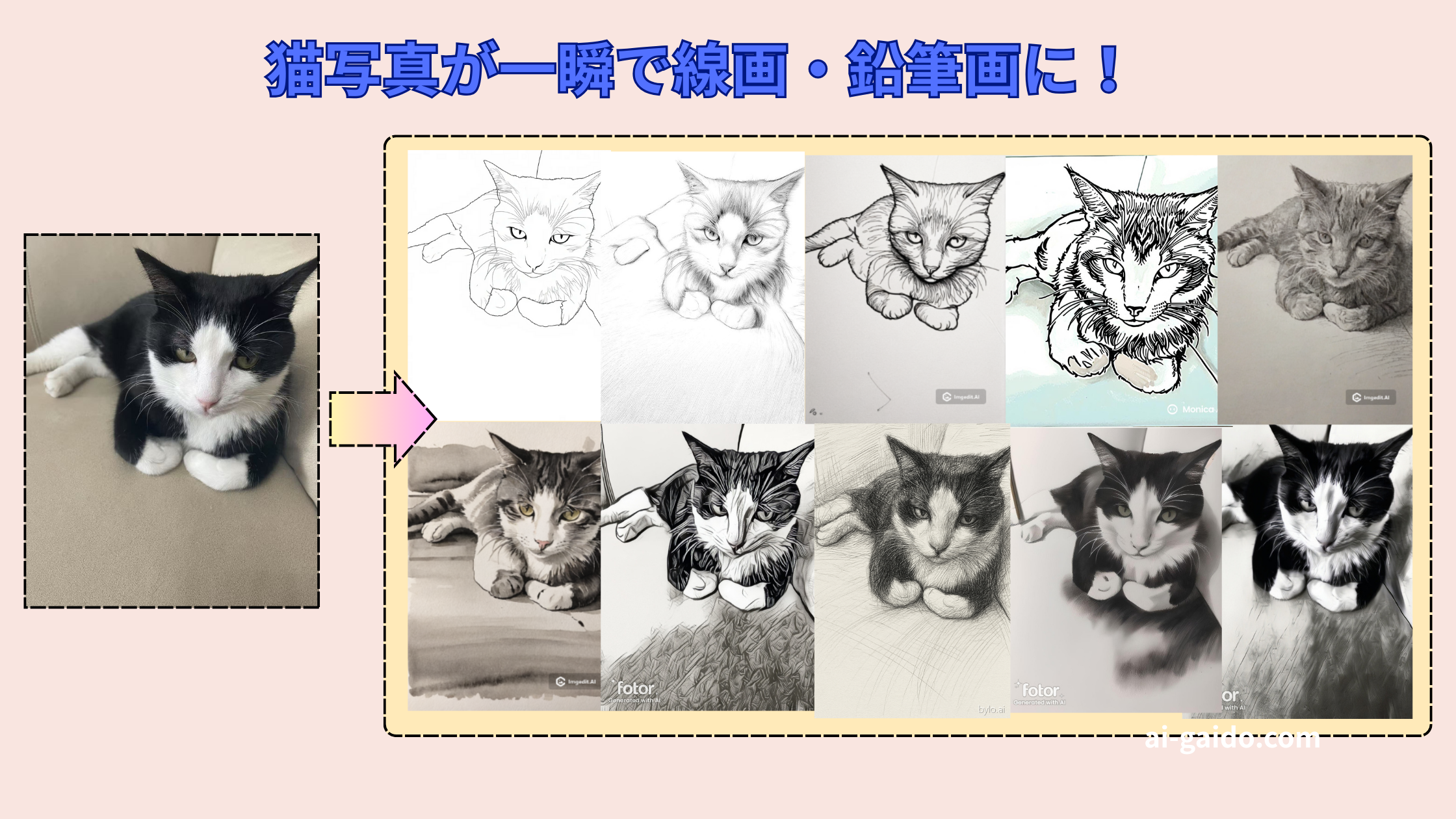 ✏️ 【2025年最新】写真を線画にするサイトおすすめ22選！無料で