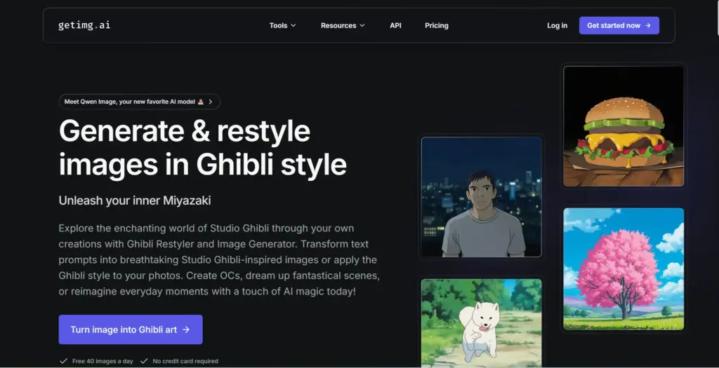 getimg.ai ジブリ風AI画像作成
