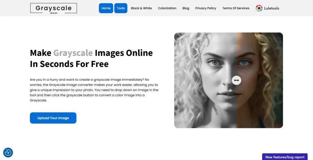 Grayscaleimage.com - グレースケール画像メーカー