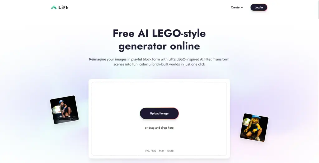 LiftApp AI - AIレゴ風ジェネレーター