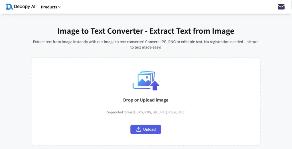 Decopy AI 画像テキスト抽出