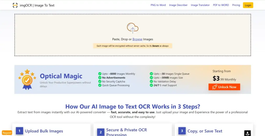 ImgOCR AI画像テキスト変換