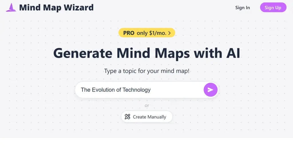 Mind Map Wizard - AIマインドマップメーカー