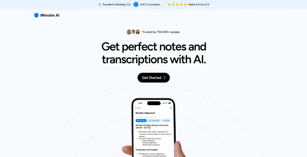 Minutes AI - シンプル操作重視AI議事録文字起こし