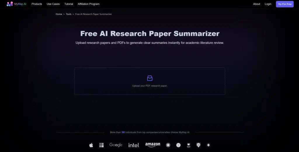MyMap.AI - 研究論文要約ツール