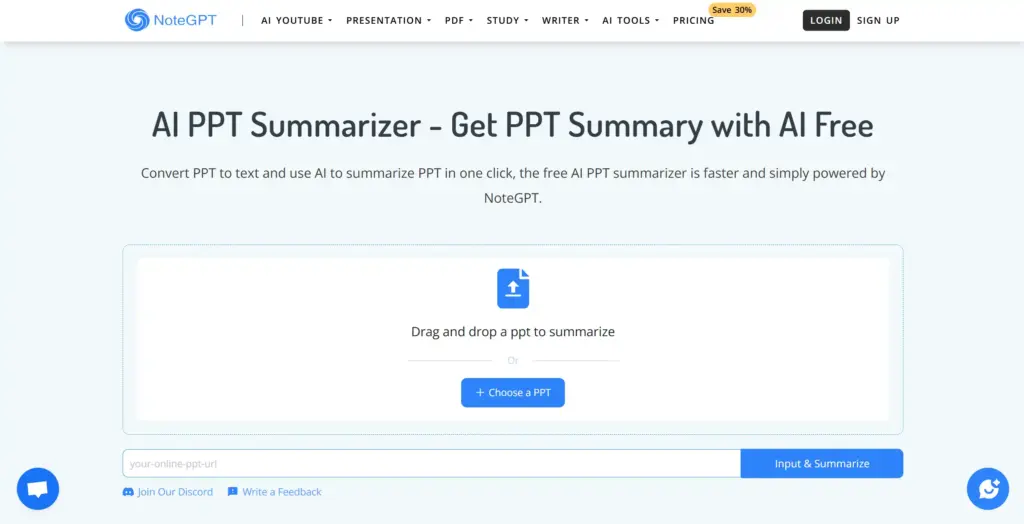 NoteGPT AI PPT要約
