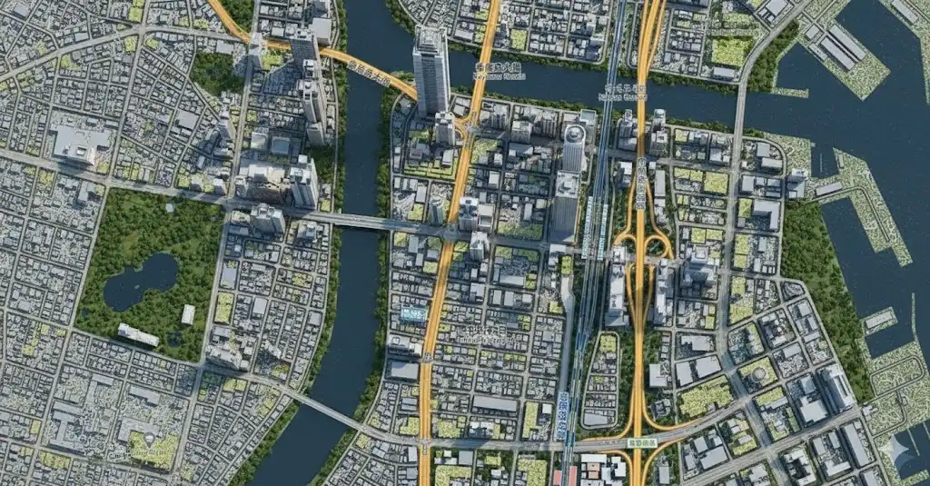 3D化の空想地図