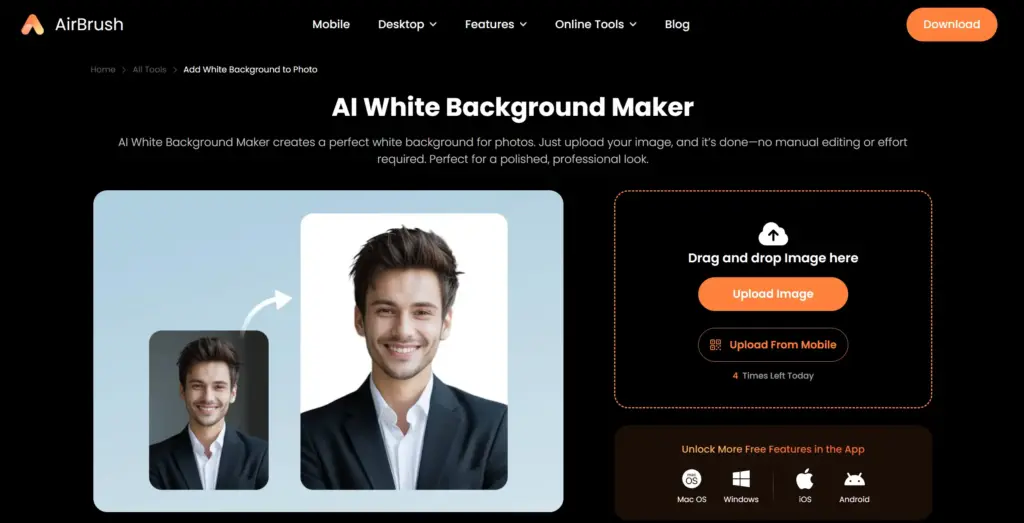AirBrush - AI白い背景メーカー