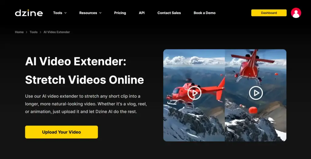 Dzine.ai AI 動画延長