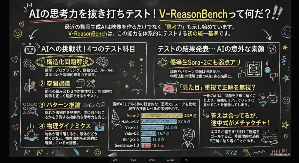 NotebookLM黒板アート風インフォグラフィック