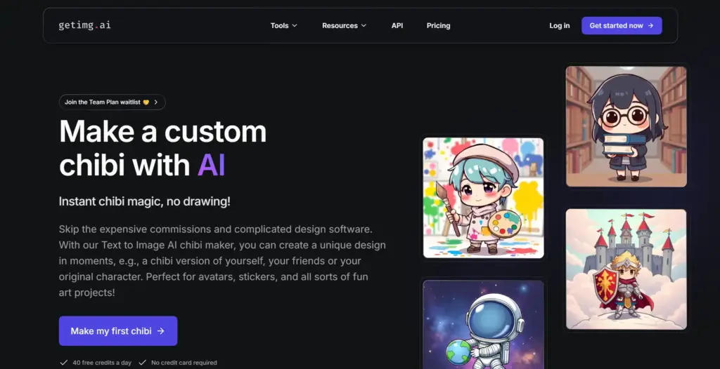getimg.ai - リアルタイムでちび画像を生成