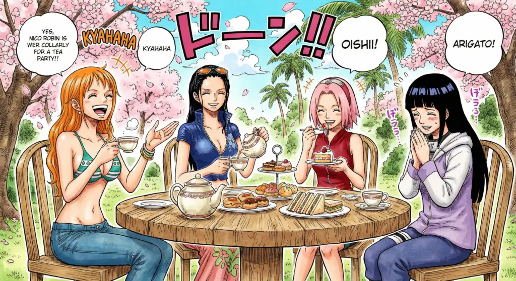 複数のキャラクターを1枚の絵に