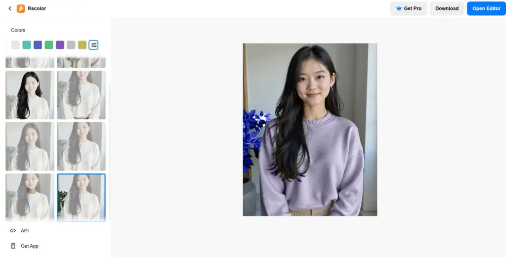 Pixelcut カラー変更