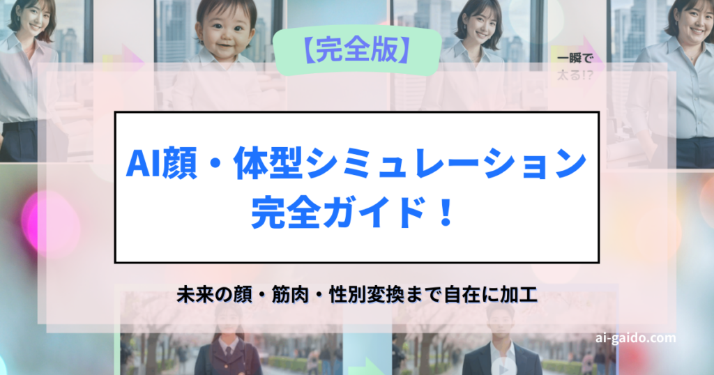AI顔・体型シミュレーション完全ガイド