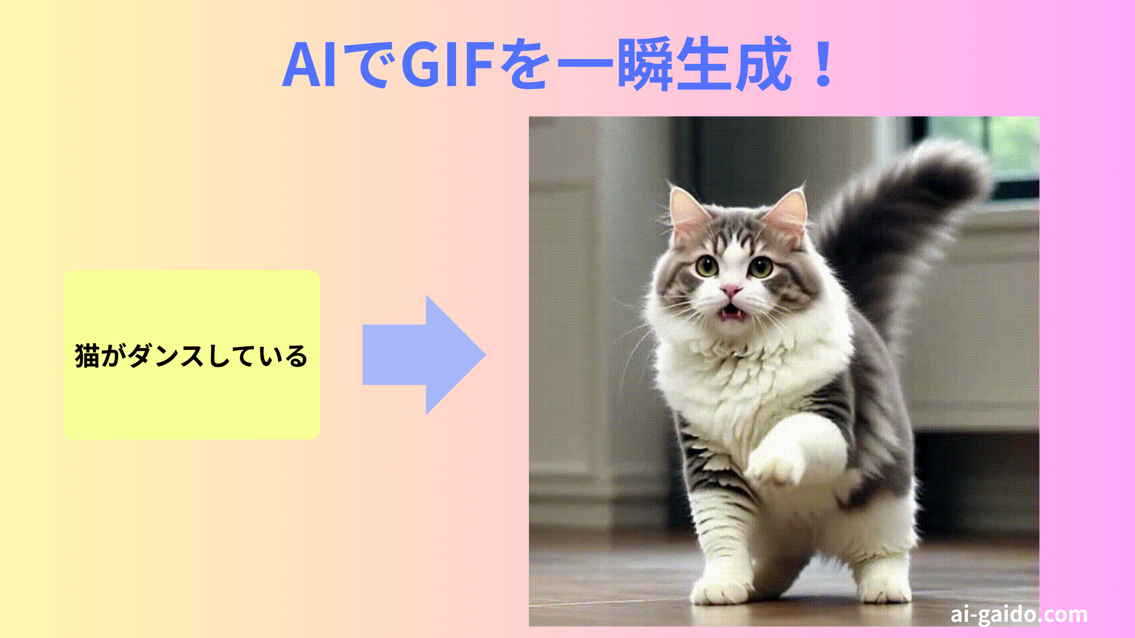 AI GIF生成ツールおすすめ